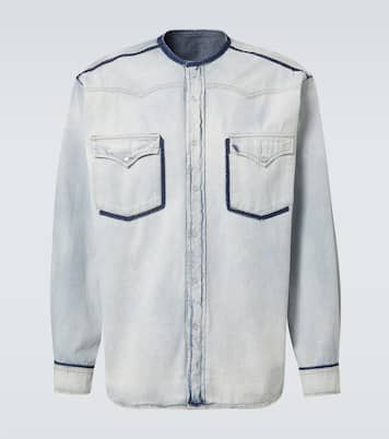 Verzierte Hemdjacke aus Denim | Maison Margiela