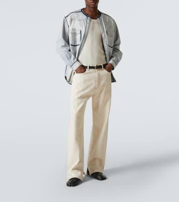 Verzierte Hemdjacke aus Denim | Maison Margiela