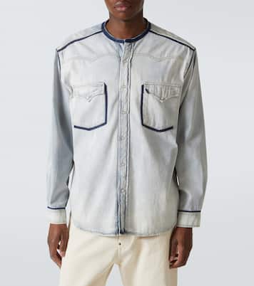 Verzierte Hemdjacke aus Denim | Maison Margiela