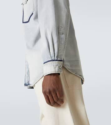 Verzierte Hemdjacke aus Denim | Maison Margiela