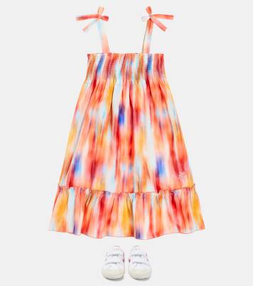 Gloss tie-dye cotton dress | Vilebrequin Kids