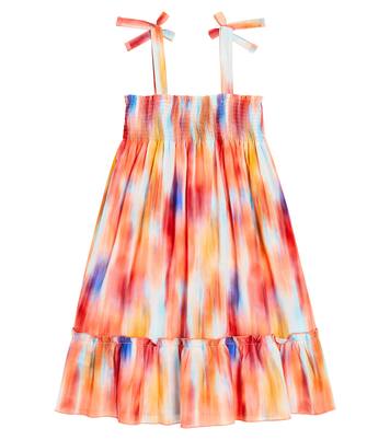 Gloss tie-dye cotton dress | Vilebrequin Kids