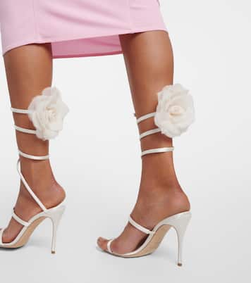 Floral-appliqué sandals  | Magda Butrym