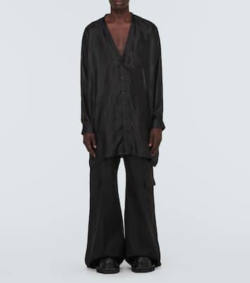 Larry 실크 셔츠 | Rick Owens