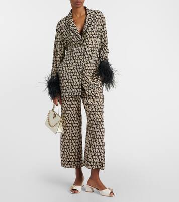 Verzierte Pantoletten BikiViv aus Lackleder | Roger Vivier