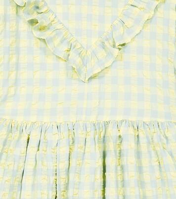 Canyon checked cotton-blend dress | The New Society