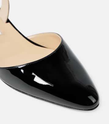 Aspro 30 patent leather slingback pumps | Manolo Blahnik