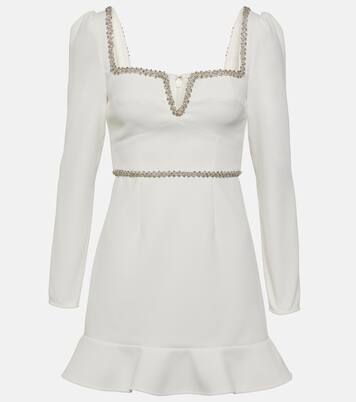 Minikleid aus Crêpe | Self-Portrait