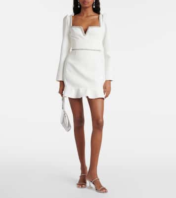 Minikleid aus Crêpe | Self-Portrait