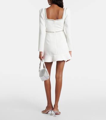 Minikleid aus Crêpe | Self-Portrait