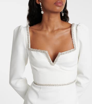 Minikleid aus Crêpe | Self-Portrait