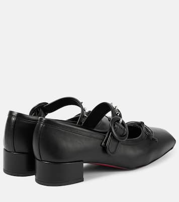 Mamastrapita Spikes leather Mary Jane flats | Christian Louboutin