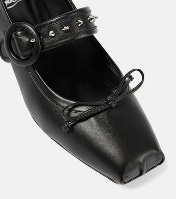 Mamastrapita Spikes leather Mary Jane flats | Christian Louboutin