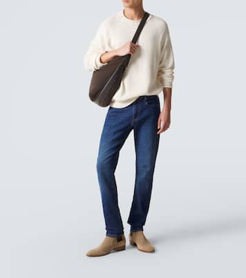 Jeans slim L'Homme de tiro medio | Frame