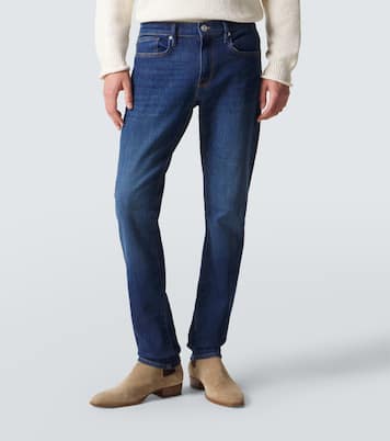 Jeans slim L'Homme de tiro medio | Frame