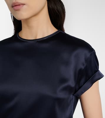 Silk-blend T-shirt | Brunello Cucinelli