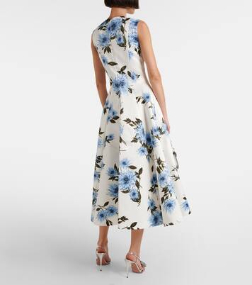 Robe midi Mara à fleurs | Emilia Wickstead