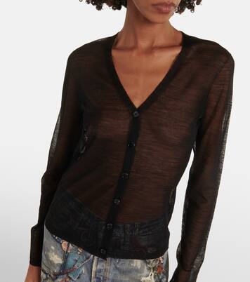 Cardigan Keru in misto lana | Acne Studios