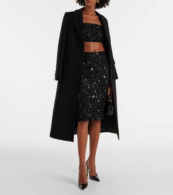 Bleistiftrock mit Pailletten | Dolce&Gabbana