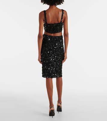 Bleistiftrock mit Pailletten | Dolce&Gabbana