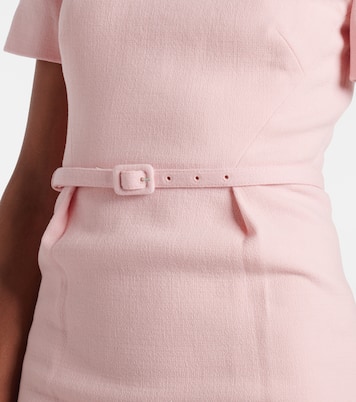Robe midi en crêpe de laine | Roland Mouret