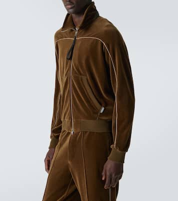 Cotton-blend velvet track jacket | Tom Ford