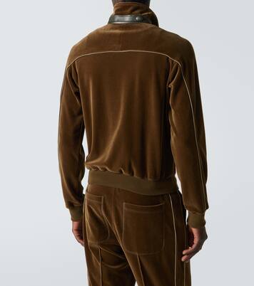 Cotton-blend velvet track jacket | Tom Ford