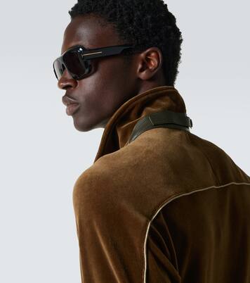 Cotton-blend velvet track jacket | Tom Ford