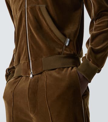 Cotton-blend velvet track jacket | Tom Ford