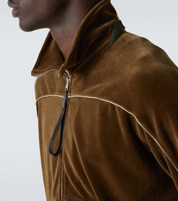 Cotton-blend velvet track jacket | Tom Ford
