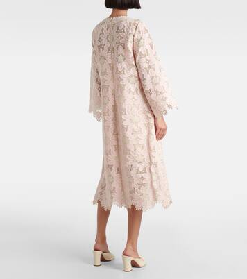 Robe midi Ottie en dentelle | Zimmermann