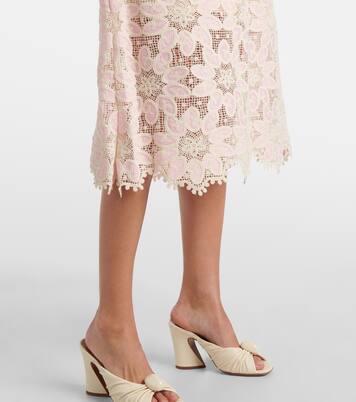 Robe midi Ottie en dentelle | Zimmermann