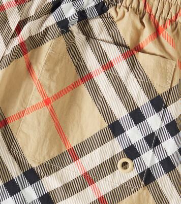Burberry Check swim trunks | Burberry Kids
