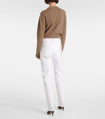 The Ruler high-rise straight jeans | Frame