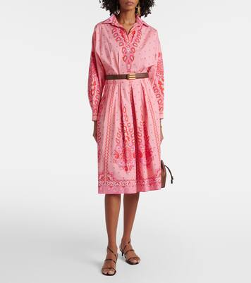 Midikleid aus einem Baumwollgemisch | Etro