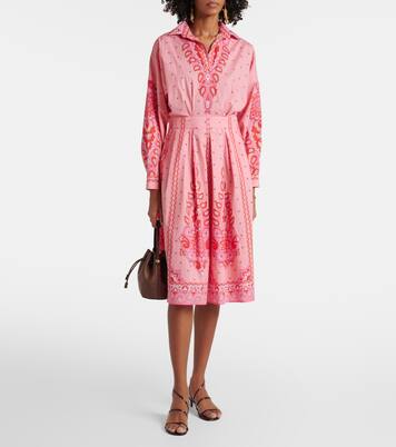 Midikleid aus einem Baumwollgemisch | Etro