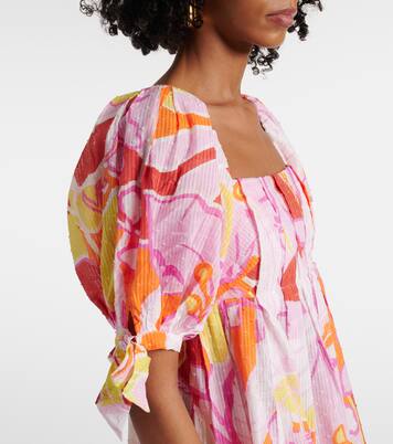 Robe Catalina imprimée en coton | Poupette St Barth