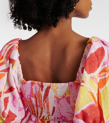 Robe Catalina imprimée en coton | Poupette St Barth