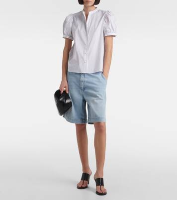 Top The Gathered aus einem Baumwollgemisch | Frame