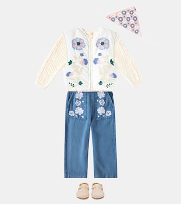 Gilet Andresi in voile di cotone | Louise Misha