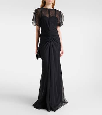 Robe Bella aus Organza | Victoria Beckham