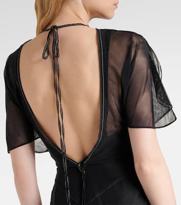 Robe Bella aus Organza | Victoria Beckham