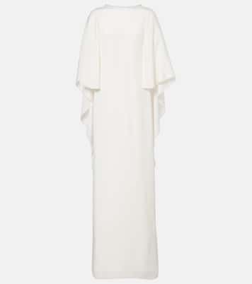 Abito lungo Poker in seta con mantella | Max Mara