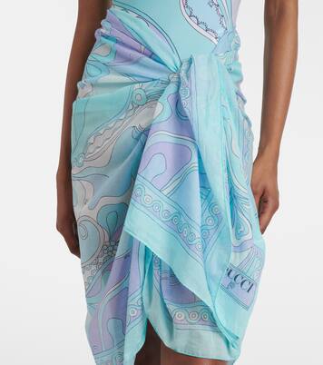 Orchidee beach cover-up | Pucci