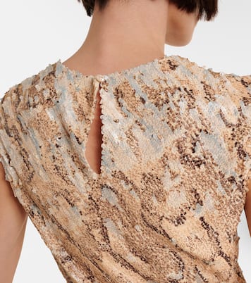 Sequined snake-effect gown | Dries Van Noten