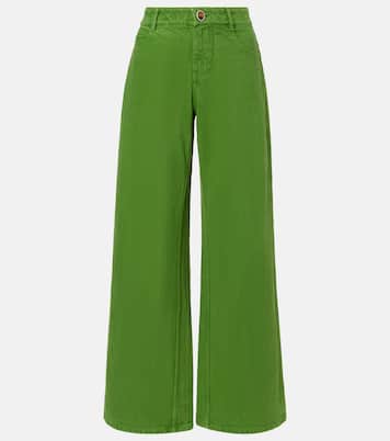 Mid-Rise Wide-Leg Jeans | Christopher Esber