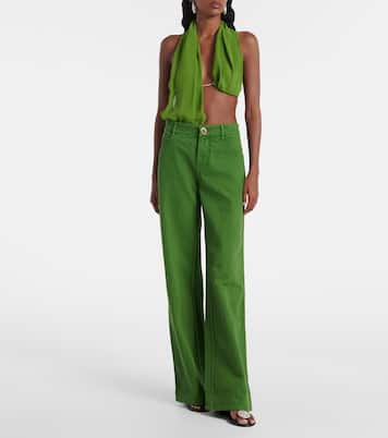 Mid-Rise Wide-Leg Jeans | Christopher Esber