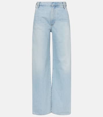 Shona high-rise wide-leg jeans | Agolde