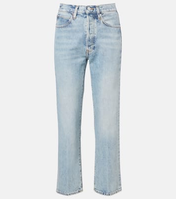 High-Rise Straight Jeans The Vertical Crop | Frame