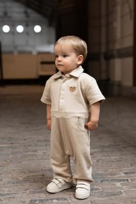 Baby Piebe cotton-blend jumpsuit | Donsje